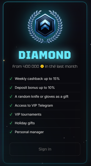 Upgrader.pro Diamond VIP level