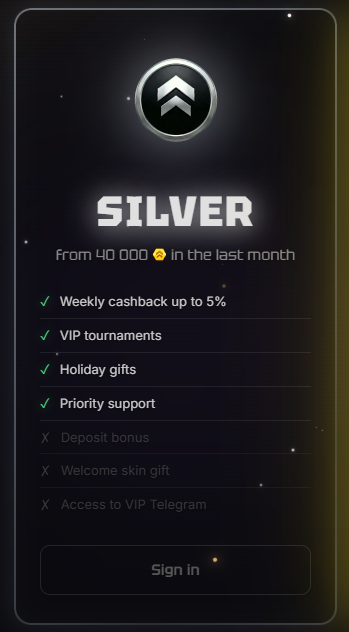 Upgrader.pro Silver VIP level